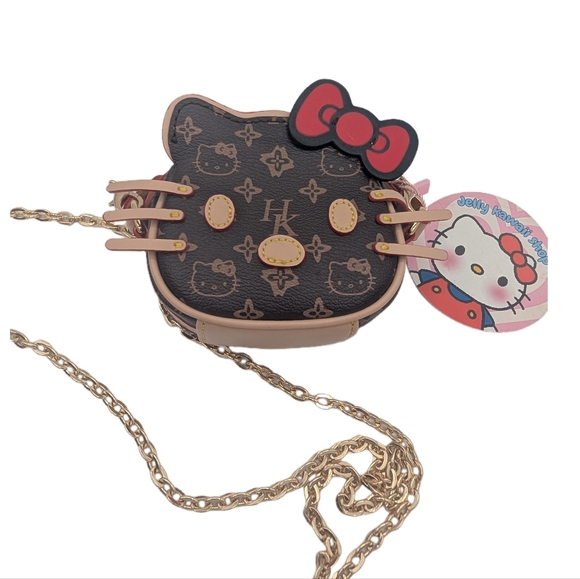 Hello Kitty Handbags - Kawaii Hello Kitty Mini Crossbody | Y2K| Mini Bag | Luxury Monogram Bag